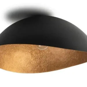 Dostępne od ręki Solaris XL plafon czarny/miedziany stal lakierowana Sigma lighting