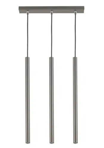 SOPEL 3 PROSTY SREBRNY lampa wisząca stal lakierowana / painted steel Wyjątkowa oferta