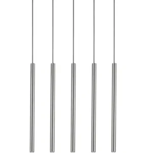 Sopel 5 prosty srebrny stal lakierowana Sigma lighting Premium