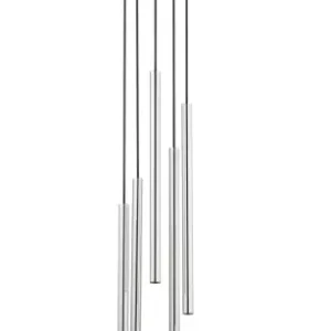 Dostępne od ręki SOPEL LUX 5 KOŁO czarny/srebrny stal lakierowana Sigma lighting