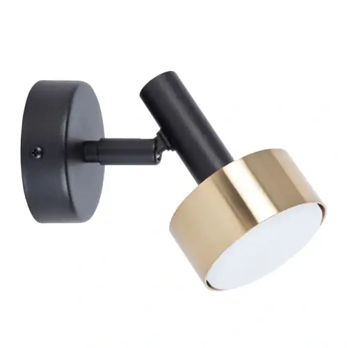 Hit sprzedaży STAMP kinkiet czarny/złoty szczotkowany Sigma lighting