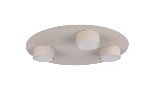 STAR 3 plafon szary beż stal lakierowana Sigma lighting Super okazja