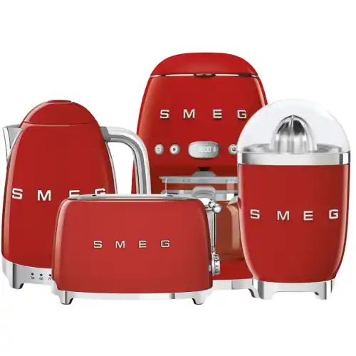 Zestaw Smeg - DCF02RDEU + KLF04RDEU + TSF01RDEU + CJF01RDEU Wyprzedaż