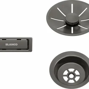 BLANCO Zestaw elementów stalowych kolor satin dark steel do jednej komory Dodaj do koszyka