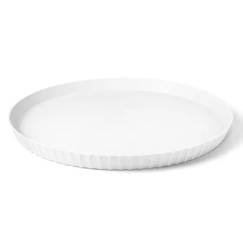 BLIM PLUS ATENA taca okrągła śr. 40 cm biała krystaliczny biały Darmowy zwrot