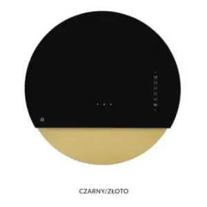Dodaj do koszyka Ciarko Design Okap Przyścienny Eclipse Black/Gold CDP6001CZ