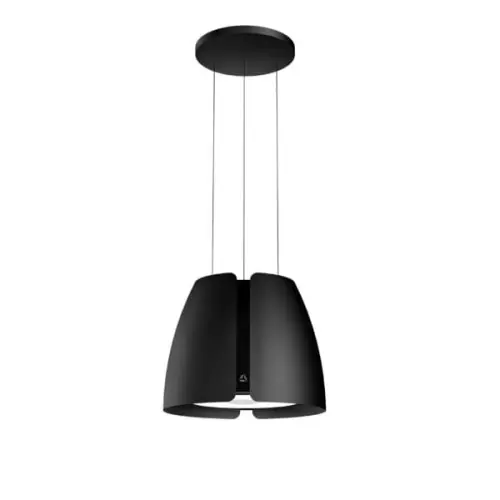 Premium Ciarko Design Okap wyspowy Miss W Matte Black CDW5001CM