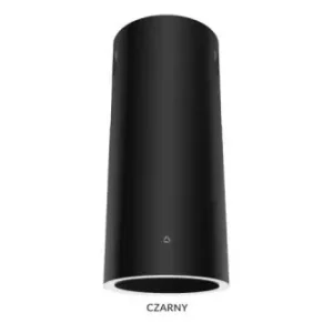 Ciarko Design Okap wyspowy Tubus W Long Black CDW3801CL Dostępne od ręki