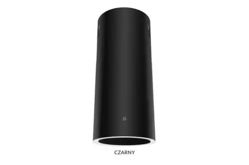 Ciarko Design Okap wyspowy Tubus W Long Black CDW3801CL Dostępne od ręki