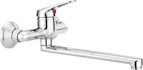 Premium Deante Bateria kuchenna ścienna Lobo chrom BYU_080M