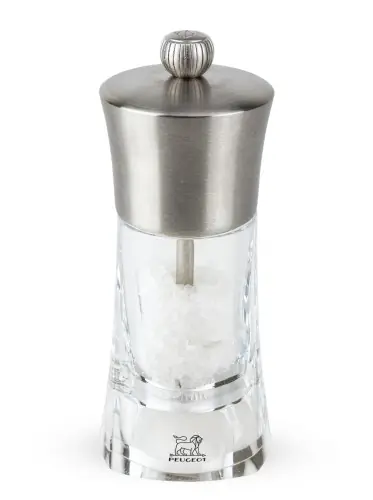 Peugeot Młynek do soli 14 cm Ouessant przezroczysty Darmowy zwrot