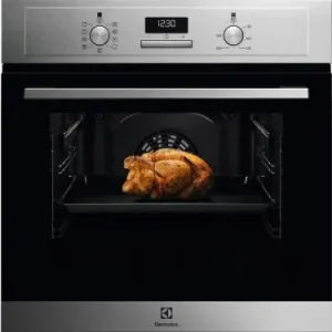 Wybór klientów Piekarnik Electrolux EOF3H50BX 65L Stal nierdzewna Termoobieg Gril