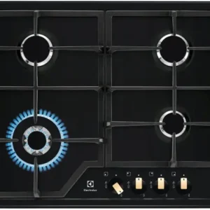 Oferta Płyta gazowa Electrolux EGS6436RK Czarna Stal nierdzewna