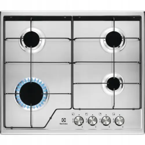Cena promocyjna Płyta gazowa Electrolux KGS6424BX stal nierdzewna, 4 palniki