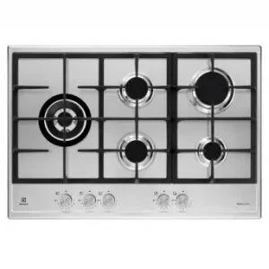 Płyta gazowa Electrolux KGS75662SX Stal szlachetna 5-palnikowa Promocja