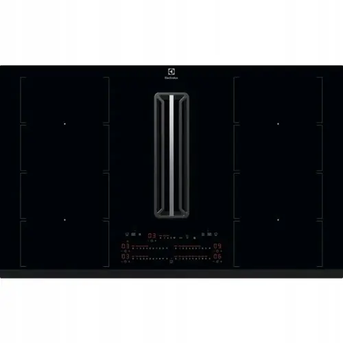 Okazja Płyta indukcyjna Electrolux KCC85450 czarna z okapem eXTractor