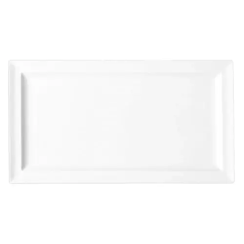 Ograniczona ilość PORCELANA RAK Classic Gourmet talerz płaski prostokątny 38x21 kość słoniowa