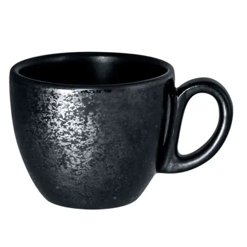 PORCELANA RAK KARBON Filiżanka do espresso 80 ml czarny Tylko do końca tygodnia