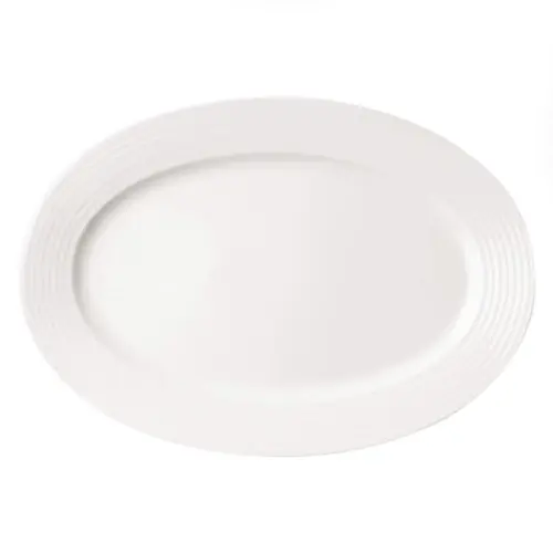 Nowy PORCELANA RAK Rondo półmisek owalny dł.32 cm kość słoniowa