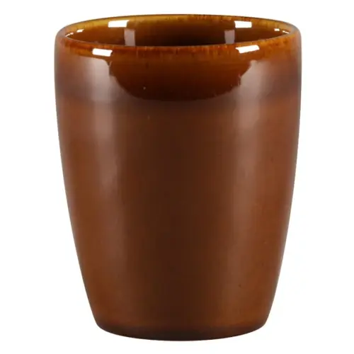 Sprawdź teraz PORCELANA RAK STONE Kubek bez uchwytu 230 ml, bursztynowy