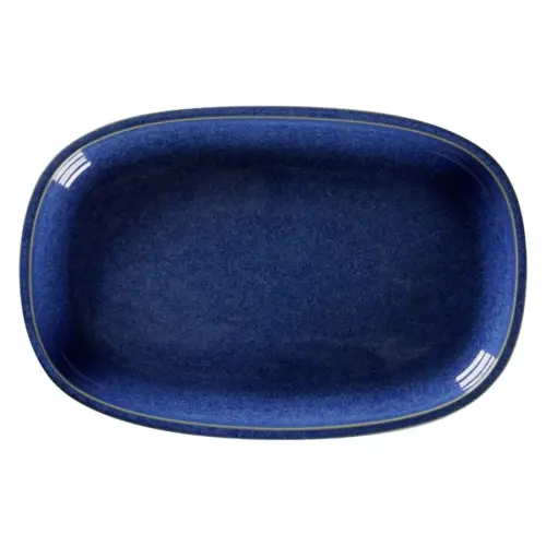 PORCELANA RAK STONE Półmisek 23x15 cm kobaltowy Popularny