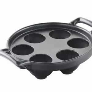 Tylko do końca tygodnia Revol BELLE CUISINE NOIR talerz na ślimaki Cast iron style