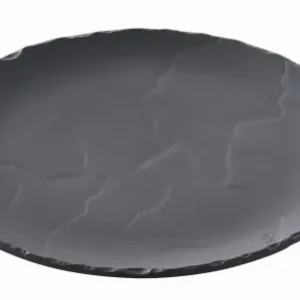 Niska cena Revol BASALT talerz okrągły 32 cm Matt slate style
