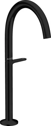 Super okazja AXOR One Bateria umywalkowa Select 260, Czarny Matowy, z odpływem Push-Open 48030670