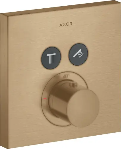 Zniżka AXOR ShowerSolutions Bateria termostatyczna do 2 odbiorników 36715140