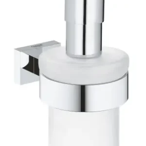 Tylko dziś Grohe Essentials Cube Dozownik na mydło z uchwytem chrom 40756001
