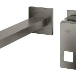 Popularny Grohe Eurocube 2-otw. bateria umywalkowa M brushed hard graphite 23447AL0