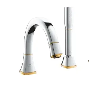 Szybka wysyłka Grohe Grandera 4-otworowa bateria wannowa chrom/złoty 29418IG0