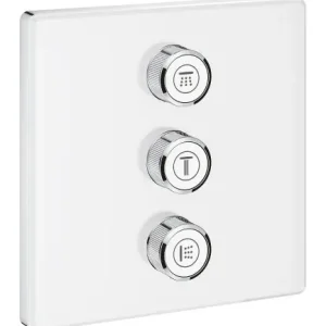Bezpieczna płatność Grohe Grohtherm SmartControl Potrójny zawór odcinający Moon White 29158LS0
