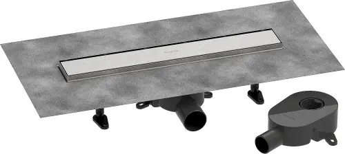 Nowość Hansgrohe RainDrain Go Kompletny odpływ liniowy 500 56270800