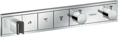 Hansgrohe RainSelect Bateria termostatyczna do 3 odbiorników z uchwytem 15356000 Tani