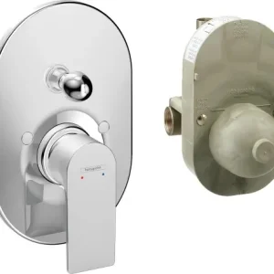 Nowy Hansgrohe Rebris E Zestaw jednouchwytowej baterii wannowej 72458000