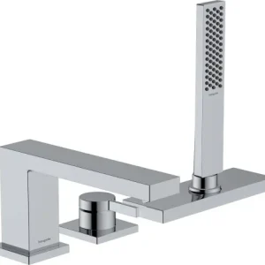 Super okazja Hansgrohe Tecturis E 3-otworowa jednouchwytowa bateria na brzeg wanny 73443000
