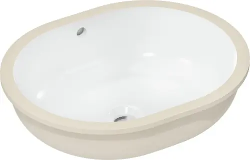 Hansgrohe Umywalka podblatowa 450/350 bez otworu na baterię, Biały Nie przegap