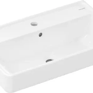 Hansgrohe Umywalka wisząca Compact 650/390 z otworem na baterię, Biały Darmowy zwrot