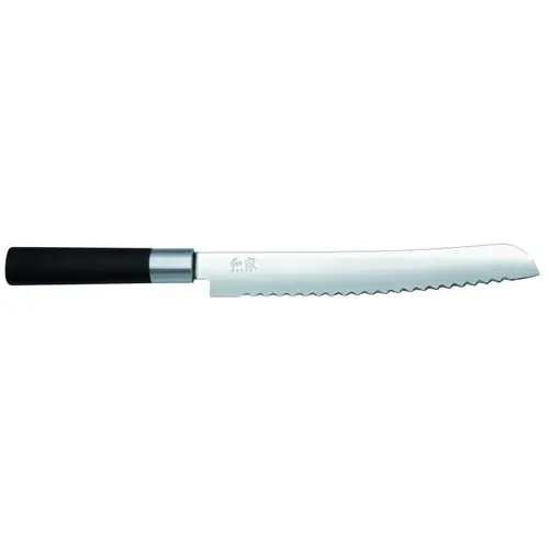 Dostępne od ręki Nóż do pieczywa 23cm Wasabi Black KAI