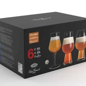 Najlepsza cena Zestaw 6 szklanek do piwa BIRRATEQUE MIX LUIGI BORMIOLI