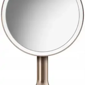 Dodaj do koszyka Lustro z czujnikiem i kontrolą światła Sensor rose gold SIMPLEHUMAN