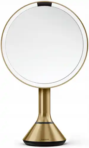 Okazja Lustro z czujnikiem i kontrolą światła Sensor brass SIMPLEHUMAN