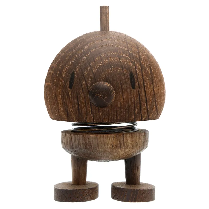 Tylko dziś Hoptimist Bumble S figurka z dębu Fsc dekoracja biurkowa smoked oak