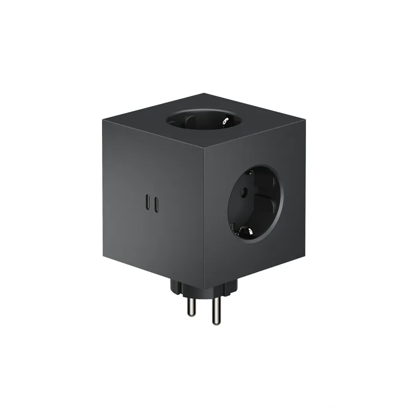 Dodaj do koszyka Rozszerzacz gniazd Square 2 z podwójnym Usb-c o mocy 30 W - czarny - Avolt