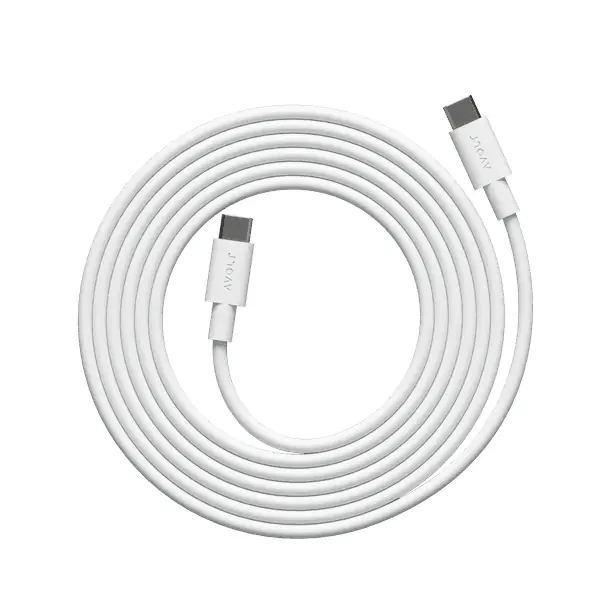 Kabel 1 Usb C Do Ładowania Usb C, 2 M - Biały - Avolt Szybka dostawa