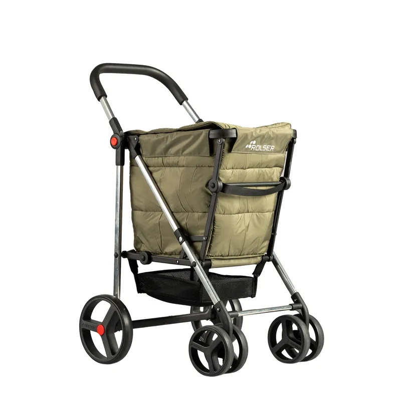Bestseller Wózek na zakupy Basket Polar 4B Kaki - Rolser