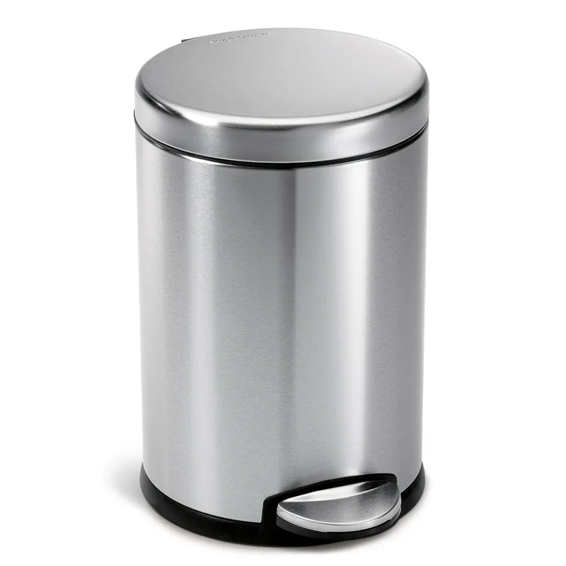 Kosz na śmieci pedałowy 4,5l - szczotkowana stal - Simplehuman Oferta czasowa