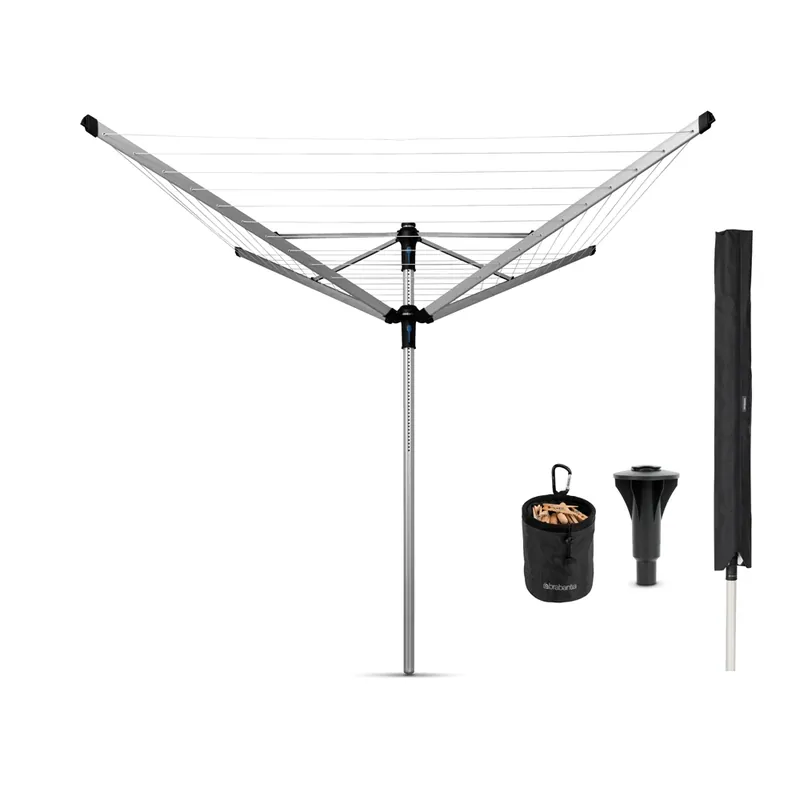 Ostatnia szansa Suszarka ogrodowa Lift o matic advance 50m szara do betonu + pokrowiec 100222