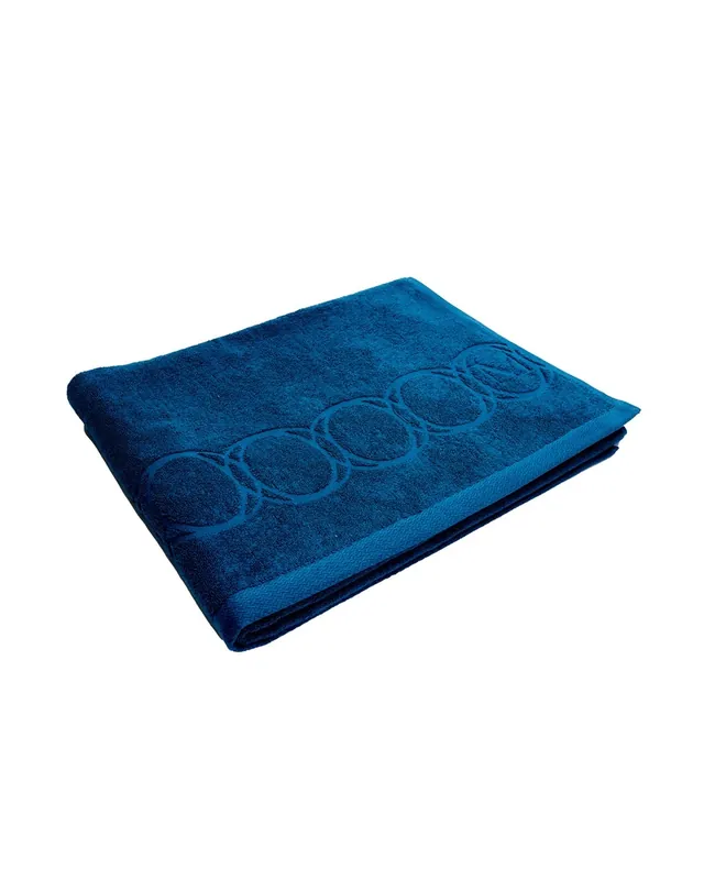 Ostatnie sztuki Ręcznik kąpielowy Monogram Opus 100x160 cm morski - Officine Monogram